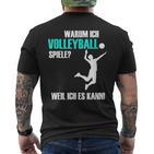 Volleyballer  Idea For Volleyballer T-Shirt mit Rückendruck