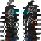 Warum Ich Ohne Akku Fahre - Anti E-Bike Kurzärmliges Herren-T-Kurzärmliges Herren-T-Shirt für Radfahrer