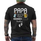 Werdende Papa Geschenk Für Werdendeater Papa 2023 Loading Kapuzenjacke T-Shirt mit Rückendruck