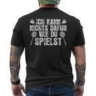 Wie Du Spielst Badminton Player T-Shirt mit Rückendruck