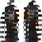 Wo Zum Deifi Is Mei Lederhosn Replacement Lederhose T-Shirt mit Rückendruck