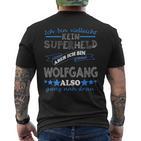 Wolfgang First Name Lettering Boys T-Shirt mit Rückendruck