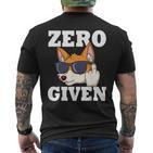 Zero Fox Given Fox T-Shirt mit Rückendruck