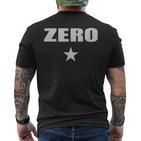 Zero Star T-Shirt mit Rückendruck