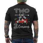 Zwei Fast 2 Curious Racing Geschenke Zum 2 Birthday T-Shirt mit Rückendruck