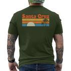 70S 80S Ca City Santa Cruz S T-Shirt mit Rückendruck