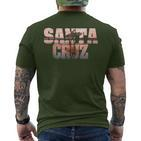 Santa Cruz Surfer Surfing California T-Shirt mit Rückendruck