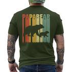 Vintage Papa Bär Baby Bäratertag Xmas Geschenk Retro Daddy T-Shirt mit Rückendruck