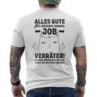 Alles Gute zum neuen Job Kurzärmliges Herren-T-Kurzärmliges Herren-T-Shirt, Motivationsgeschenk