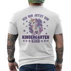 Children's Ich Bin Ein Kindergartenkind German Langu T-Shirt mit Rückendruck
