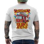 Children's Ich Bin Jetzt 3 Feuerwehr T-Shirt mit Rückendruck