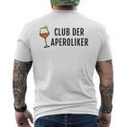 Club Der Aperoliker Aperol Spritz T-Shirt mit Rückendruck