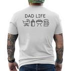 Dad Life Lustiges Herren Kurzärmliges Herren-T-Kurzärmliges Herren-T-Shirt mit Vater-Sprüchen