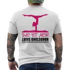 Das Ist Mein Handstand German Language White S T-Shirt mit Rückendruck