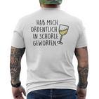 Hab Mich Ordentlich In Schorle Geweren T-Shirt mit Rückendruck