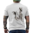 Pig Farmer T-Shirt mit Rückendruck