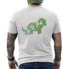 Großer Bruder Dino Kurzärmliges Herren-T-Kurzärmliges Herren-T-Shirt für Kinder, Geschwister Liebe Design