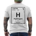 Hydrogen Element Blue T-Shirt mit Rückendruck