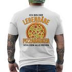 Ich Bin Der Legendary Pizza Baker Der Weltbeste Pizzabäcker T-Shirt mit Rückendruck