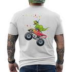 Kinder Geburtstag 3 Jahre Dinosaurier Monster Truck Jungen Mädchen T-Shirt mit Rückendruck