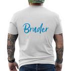 Kinder Ich Werde Ein Großer Bruder 2025 Großer Bruder 2025 T-Shirt mit Rückendruck