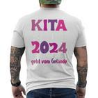 Kinder Kindertagesstätte Abschied Kinder Kita Abgänger 2024 T-Shirt mit Rückendruck