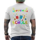 Kinder Mach's Gut Kindergarten Ich Rocke Jetzt Die Schule T-Shirt mit Rückendruck