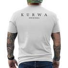 Kurwa Original Polish T-Shirt mit Rückendruck