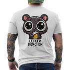 Lecker Bierchen Sad Hamster Meme T-Shirt mit Rückendruck