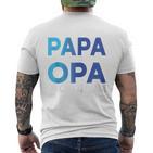 Opa Atertag Papa Spruch Grossvater Geschenk Kapuzenjacke T-Shirt mit Rückendruck