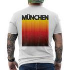 Retro Munich T-Shirt mit Rückendruck