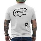 Tivoli Green T-Shirt mit Rückendruck
