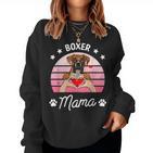 Boxer Mama Für Boxerhund Frauchen Sweatshirt Frauen