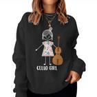 Cello Girls' Cello Playerioloncello Cellist Cello Sweatshirt Frauen