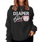 Diaper Girl Sweatshirt Frauen