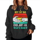 Die Beste Katze Hund Pferd Papa Mama Mama Aller Zeiten Fragen Sie Einfach Papa Mama Kätzchen Sweatshirt Frauen