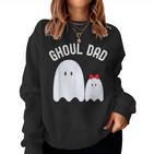 Ghoul Dadatertag Papaon Mädchenater Tochter Ghost Sweatshirt Frauen