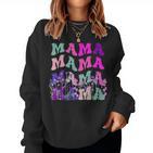 Mama Frauen Wildblume Floral Mama Muttertag Blumen Sweatshirt Frauen