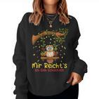 Mir Reichts Ich Geh Schaukel Owl Saying Swing Owls Sweatshirt Frauen