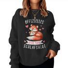 Offizielles Beste Mama Schlaf Muttertag Fuchs Mama Sweatshirt Frauen