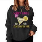 Women's Mallorca Saufen Sayings Henergeben Jga Sweatshirt Frauen