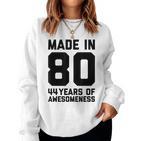 44 Geburtstag 44 Jahre Alt Geschenk Männer Frauen Papa Mama Sweatshirt Frauen