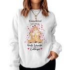 Children's Singlekind Ich Werde Große Schwesteron Zwillingen Sweatshirt Frauen