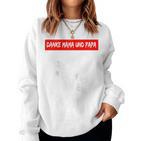 Danke Mama Und Papa Dass Ich Kein Wessi Bin Lustig Raglan Sweatshirt Frauen