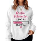 Kinder Ich Werde Große Schwester 2025 Cute Sweatshirt Frauen