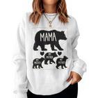 Personalisierte Mama Bär Und Kinder Bär Mama Muttertag Sweatshirt Frauen