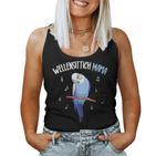 Budgie Mum Blue Bird Owner Tank Top Frauen