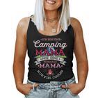 Camping Mama Wie Eine Normale Mama Nur Cooler Zelten Camper Tank Top Frauen