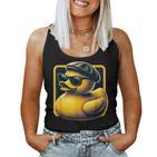 Cooles Entchen Mit Sonnenbrille Duckling Ducky Gummi-Ente Tank Top Frauen