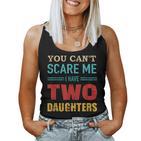 Girls' Nicht Frcken Papaater Zwei 2 Töchter Tank Top Frauen